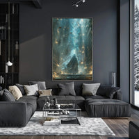 Mystical Library Magic Fantasy Artistic Poster PosterGoat