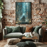 Mystical Library Magic Fantasy Artistic Poster PosterGoat