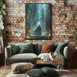 Mystical Library Magic Fantasy Artistic Poster PosterGoat