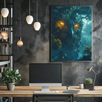 Mystical Owl Forest Guardian Fantasy Art Poster PosterGoat