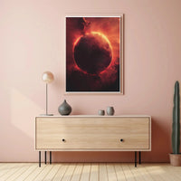 Mystical Red Planet in Futuristic Sci-Fi Poster PosterGoat