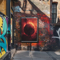 Mystical Red Planet in Futuristic Sci-Fi Poster PosterGoat