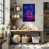 Mystical Russian Cathedral Surreal Dreamscape Artistic Poster PosterGoat