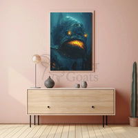 Mystical Sea Creature Underwater Artistic Poster PosterGoat