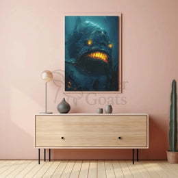 Mystical Sea Creature Underwater Artistic Poster PosterGoat