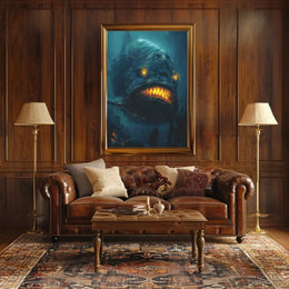 Mystical Sea Creature Underwater Artistic Poster PosterGoat