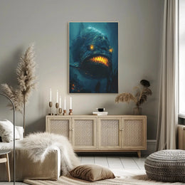 Mystical Sea Creature Underwater Artistic Poster PosterGoat