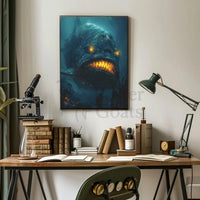 Mystical Sea Creature Underwater Artistic Poster PosterGoat