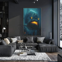 Mystical Sea Creature Underwater Artistic Poster PosterGoat