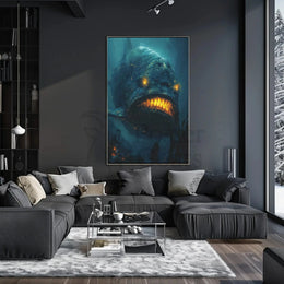 Mystical Sea Creature Underwater Artistic Poster PosterGoat