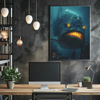 Mystical Sea Creature Underwater Artistic Poster PosterGoat