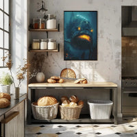 Mystical Sea Creature Underwater Artistic Poster PosterGoat