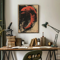 Mystical Serpent Chaos Ink Art Cultural Poster PosterGoat