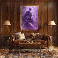 Mystical Skeleton Sword Fantasy Art Poster PosterGoat