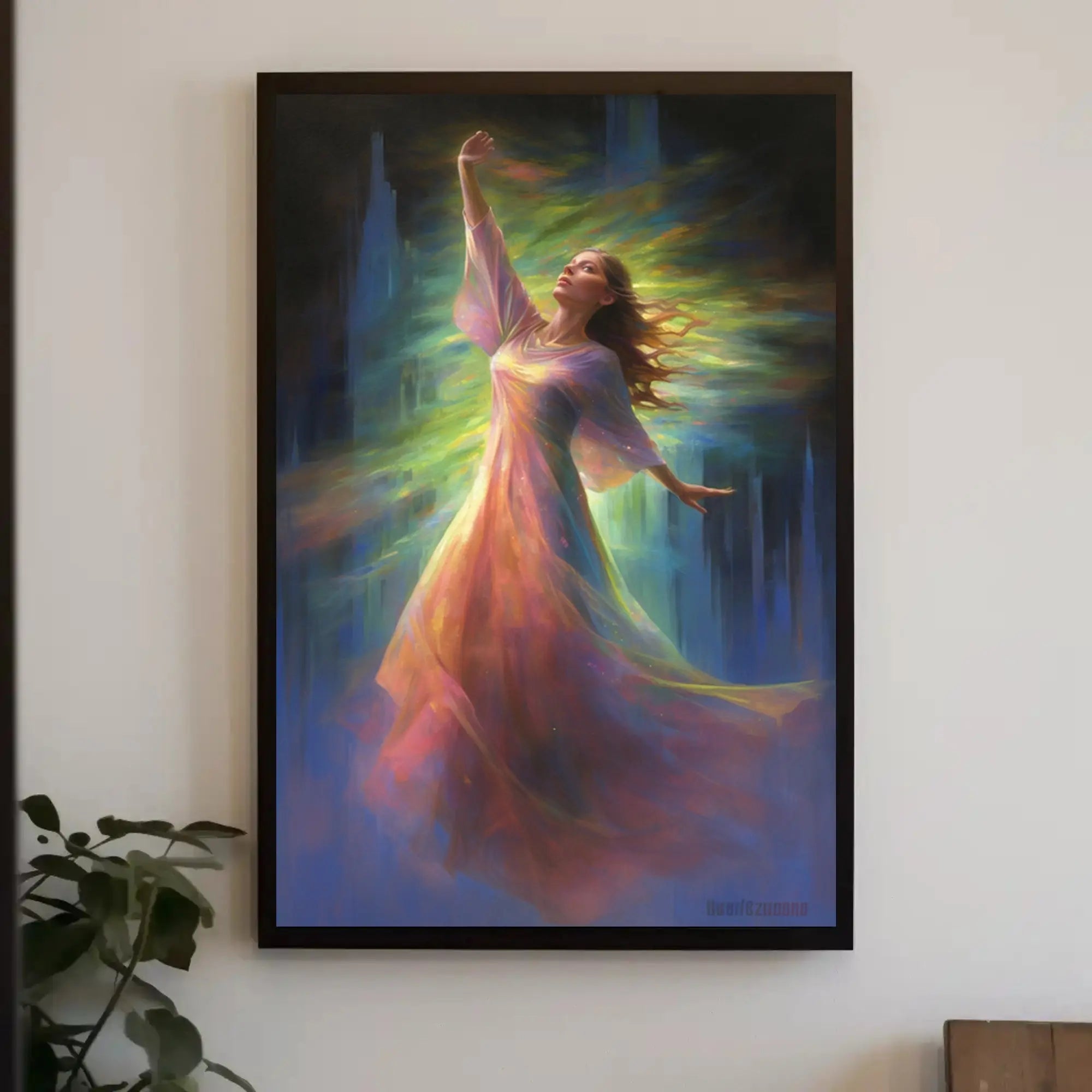 Mystical Transcendence Artistic Masterpiece Abstract Poster PosterGoat