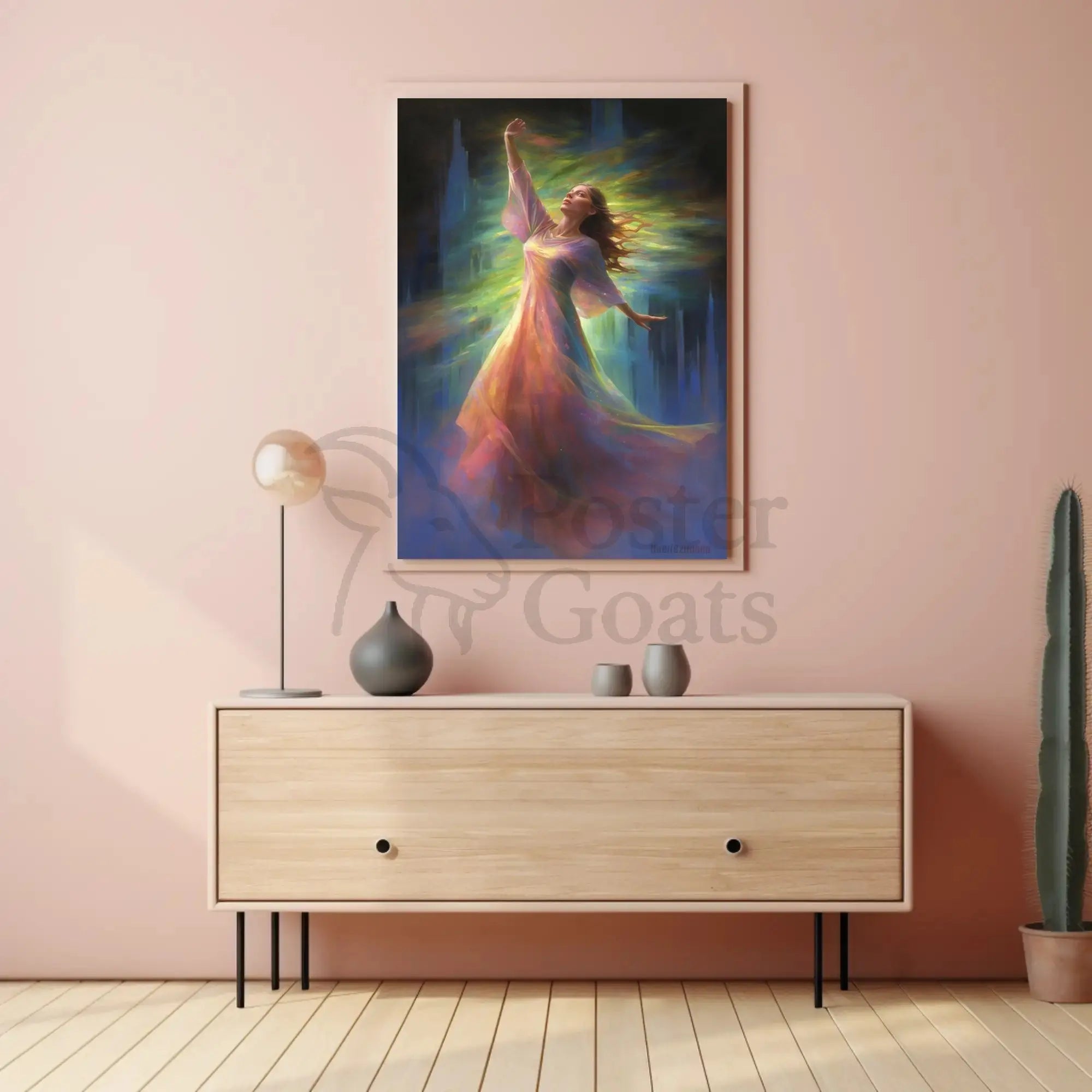 Mystical Transcendence Artistic Masterpiece Abstract Poster PosterGoat