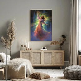 Mystical Transcendence Artistic Masterpiece Abstract Poster PosterGoat