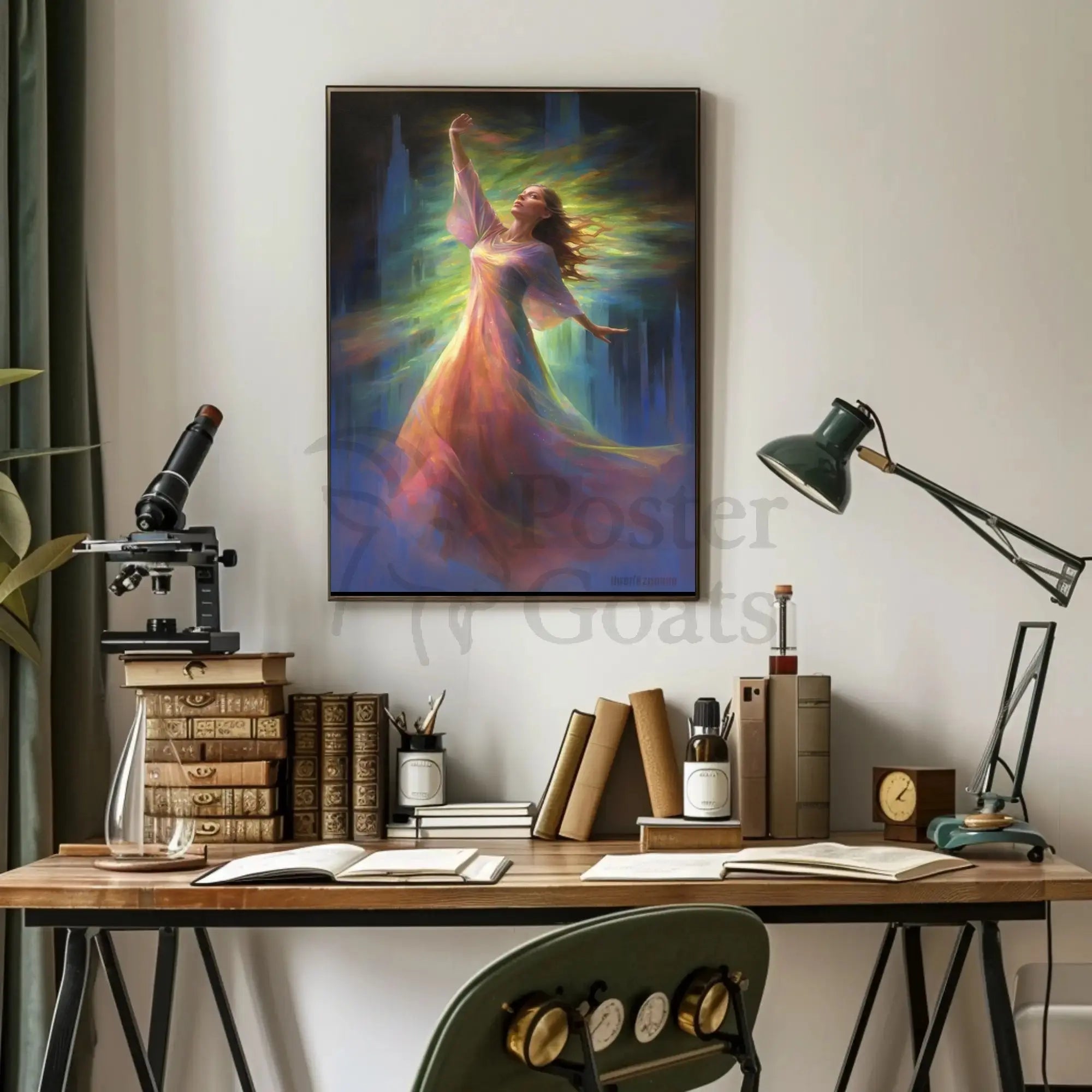 Mystical Transcendence Artistic Masterpiece Abstract Poster PosterGoat