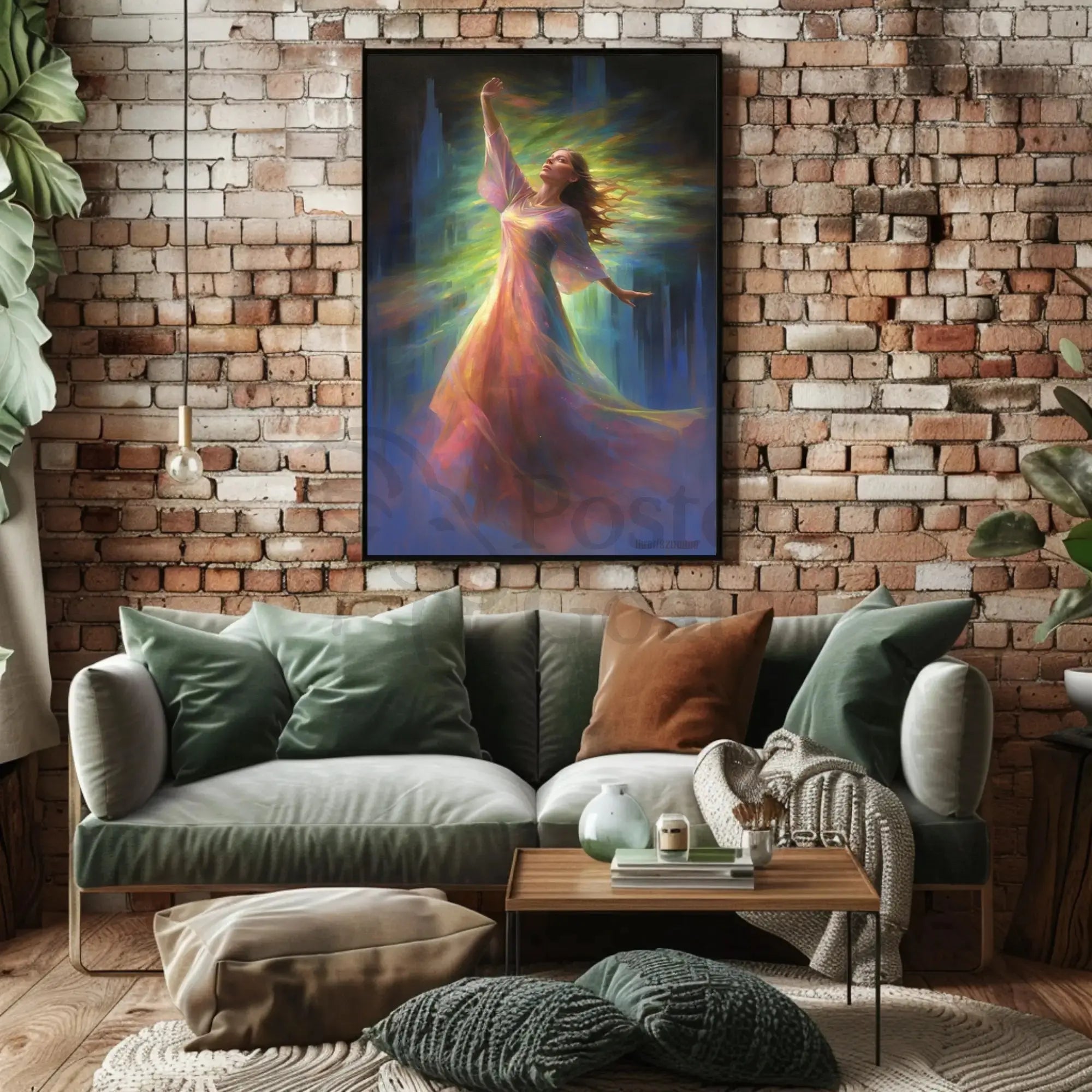 Mystical Transcendence Artistic Masterpiece Abstract Poster PosterGoat