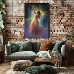 Mystical Transcendence Artistic Masterpiece Abstract Poster PosterGoat
