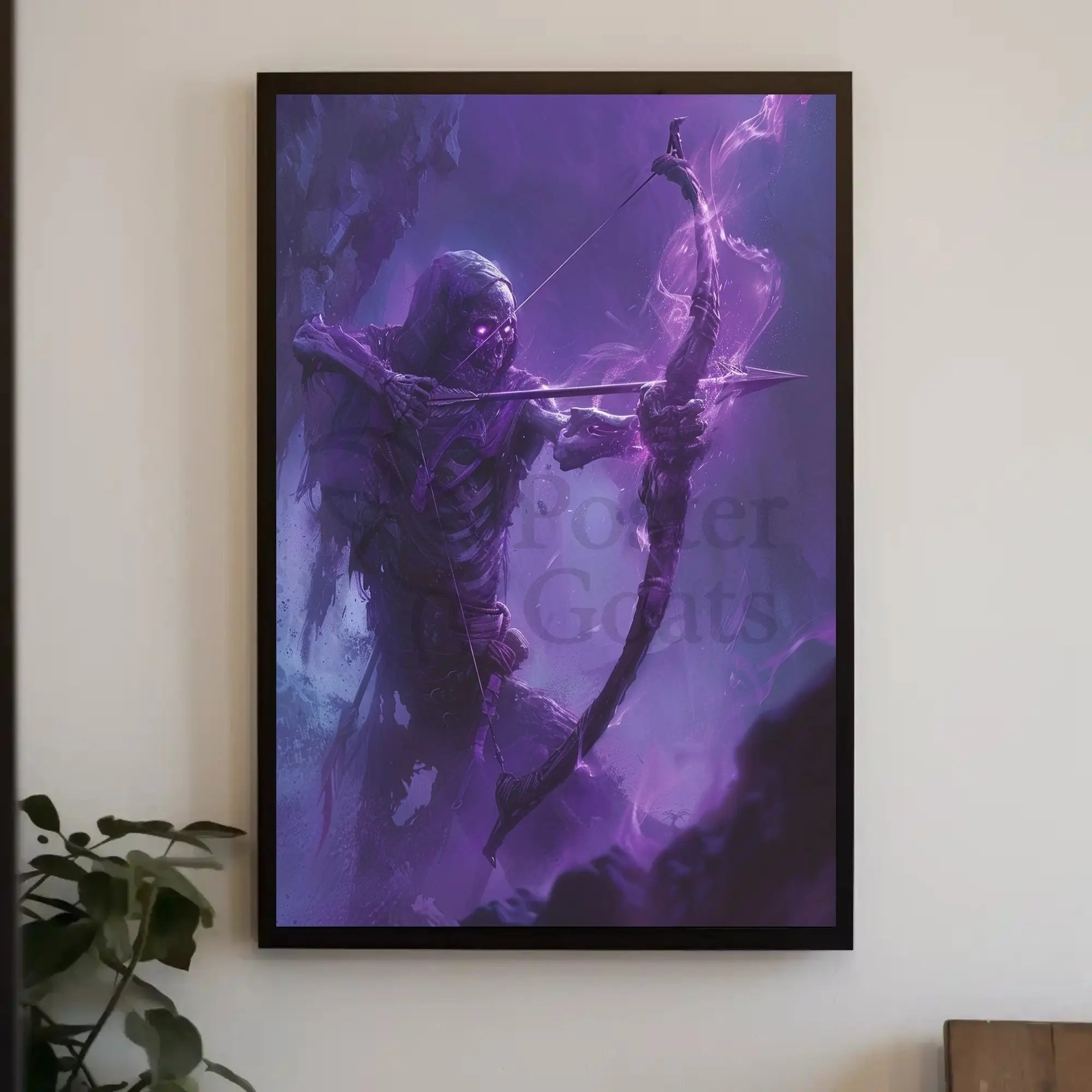Mystical Undead Archer Fantastical Sci-Fi Poster PosterGoat