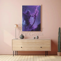 Mystical Undead Archer Fantastical Sci-Fi Poster PosterGoat