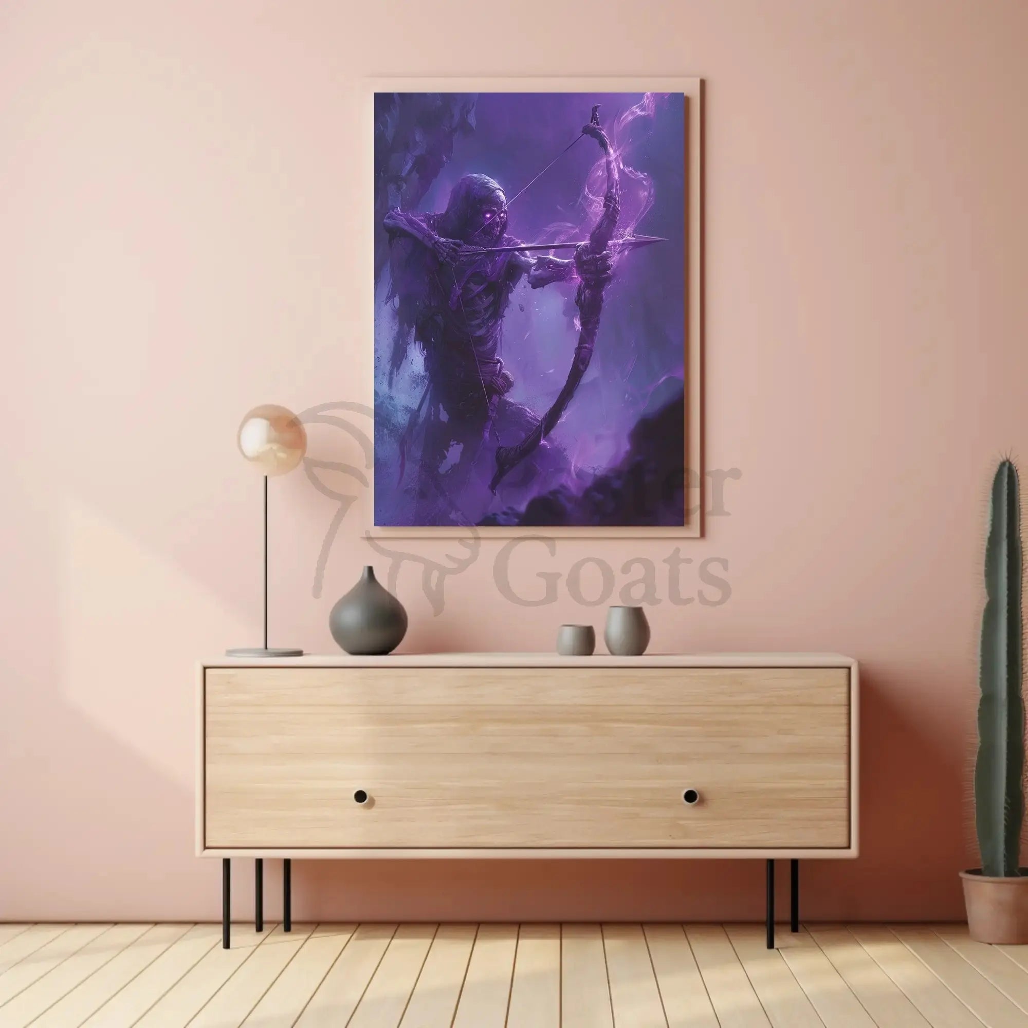Mystical Undead Archer Fantastical Sci-Fi Poster PosterGoat