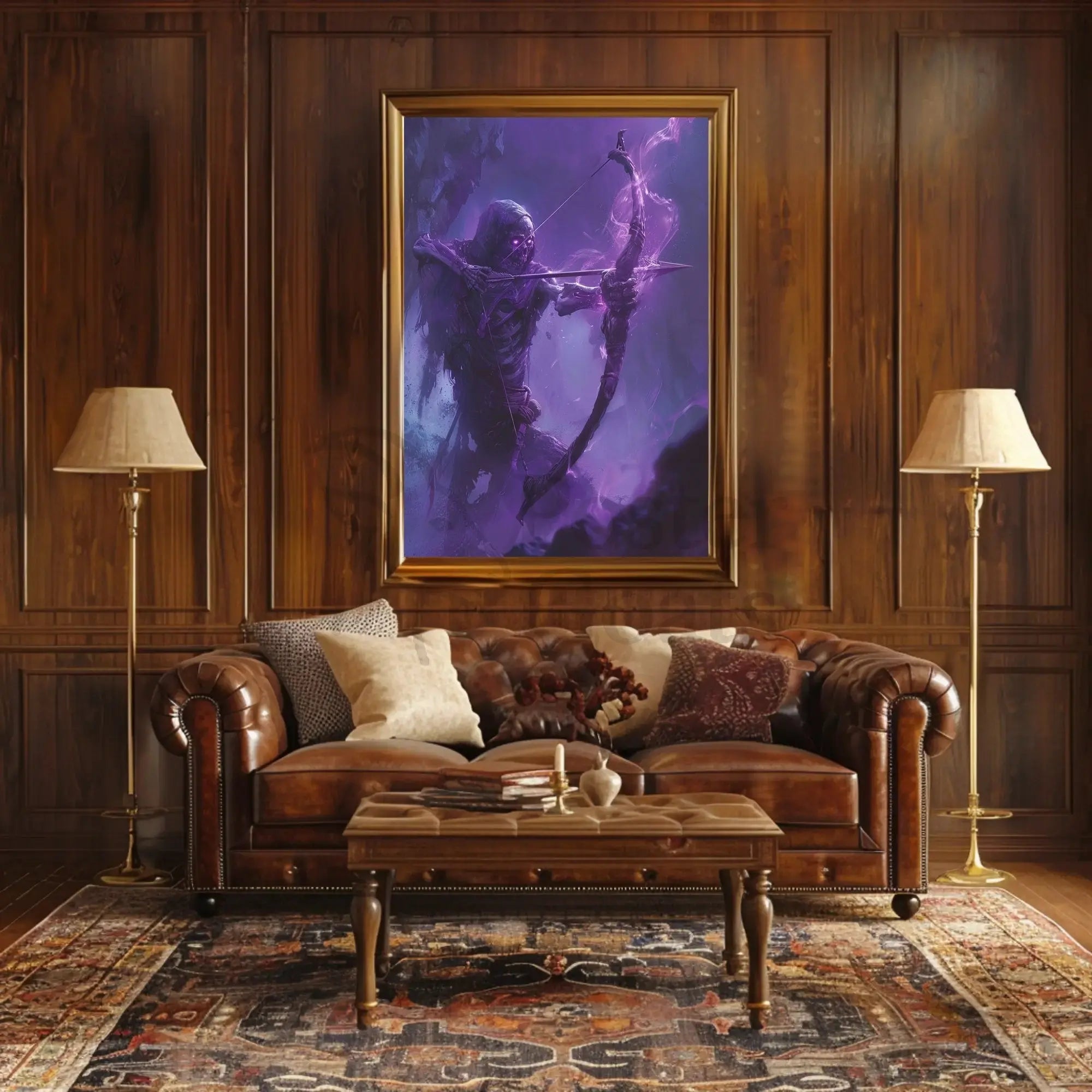 Mystical Undead Archer Fantastical Sci-Fi Poster PosterGoat