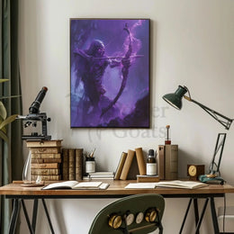 Mystical Undead Archer Fantastical Sci-Fi Poster PosterGoat