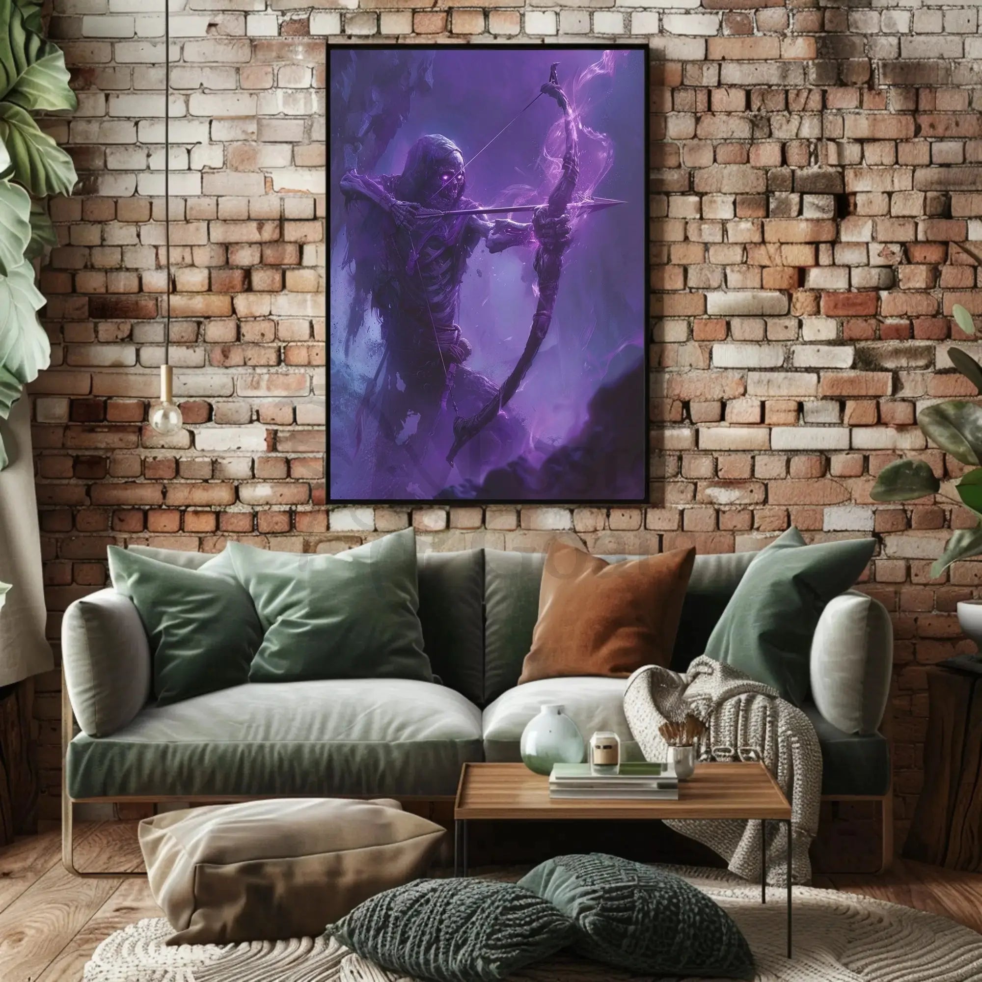 Mystical Undead Archer Fantastical Sci-Fi Poster PosterGoat