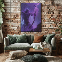 Mystical Undead Archer Fantastical Sci-Fi Poster PosterGoat