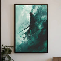 Mystical Warrior Abstract, Artistic, or Pop Culture Poster PosterGoat