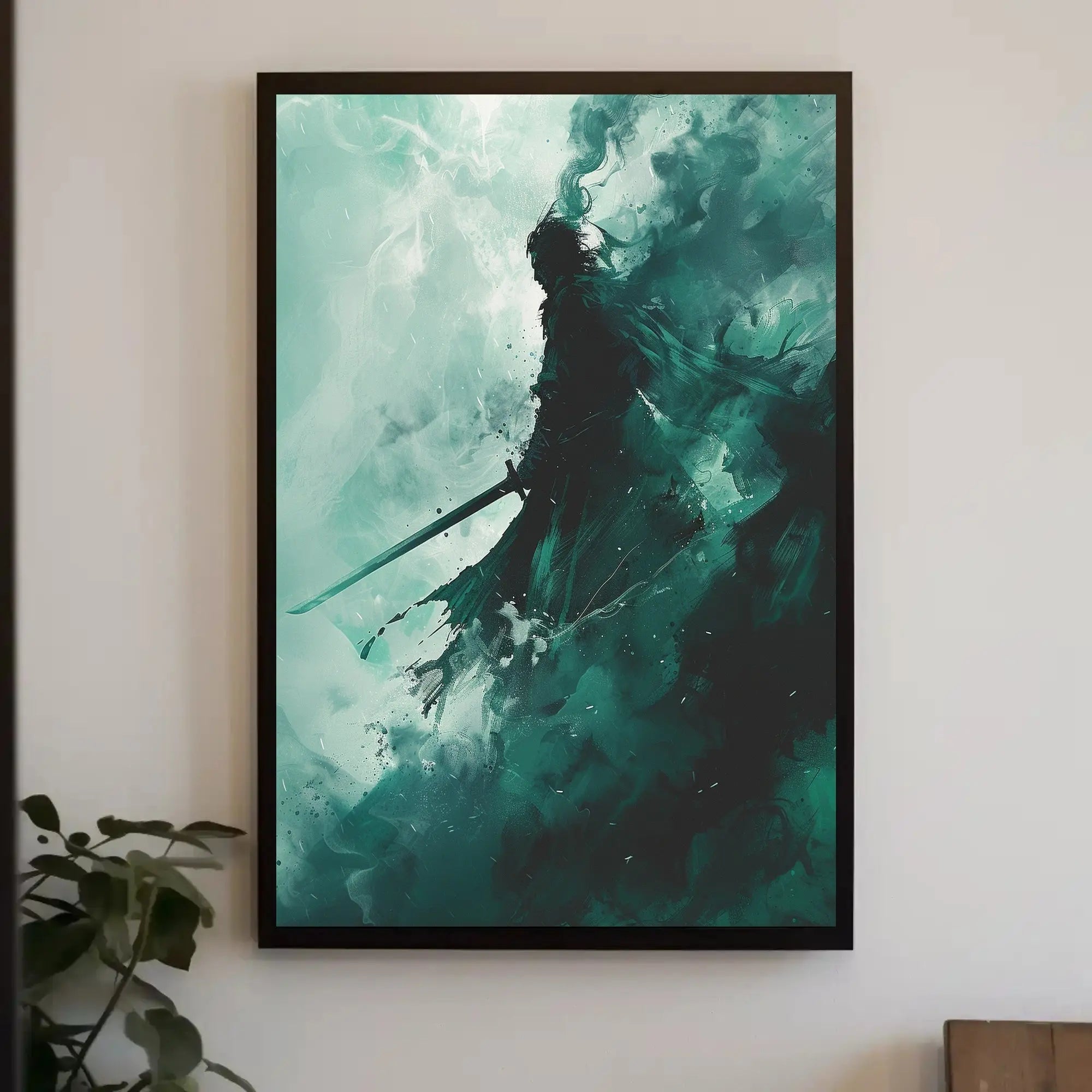 Mystical Warrior Abstract, Artistic, or Pop Culture Poster PosterGoat