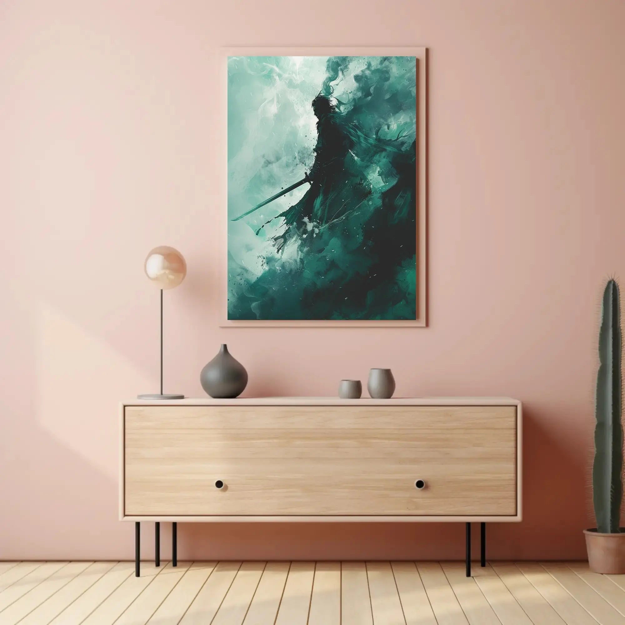 Mystical Warrior Abstract, Artistic, or Pop Culture Poster PosterGoat
