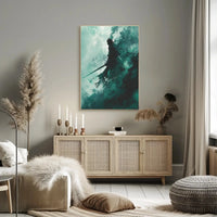 Mystical Warrior Abstract, Artistic, or Pop Culture Poster PosterGoat