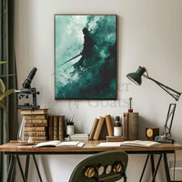 Mystical Warrior Abstract, Artistic, or Pop Culture Poster PosterGoat