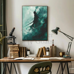 Mystical Warrior Abstract, Artistic, or Pop Culture Poster PosterGoat