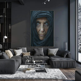 Mystical Wisdom: Hyper-Realistic Portrait Art Poster PosterGoat
