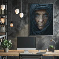 Mystical Wisdom: Hyper-Realistic Portrait Art Poster PosterGoat