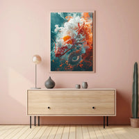 Mythical Dragon Artwork Poster: Cultural or Heritage Poster PosterGoat