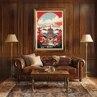 Nara's Traditional Charm: Travel Poster PosterGoat
