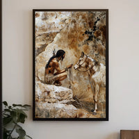 Native American Serenity Cultural Heritage Poster PosterGoat