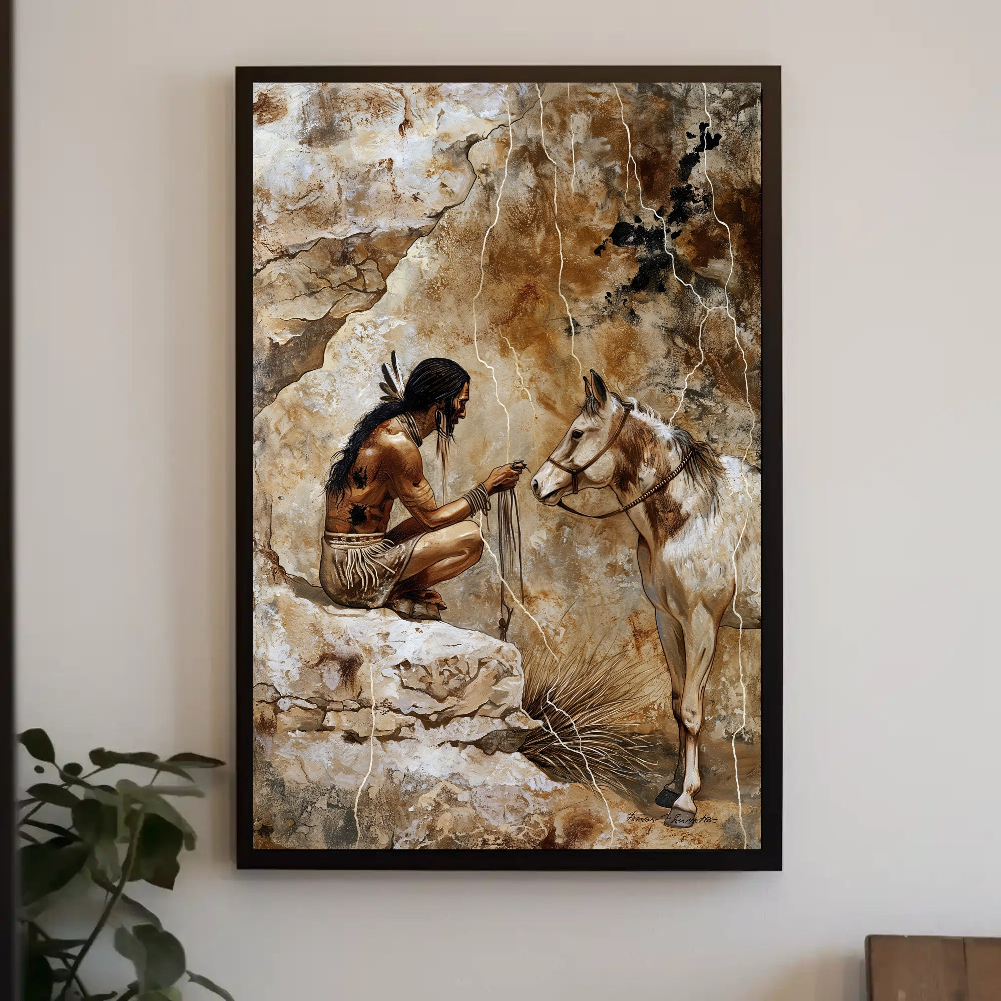 Native American Serenity Cultural Heritage Poster PosterGoat