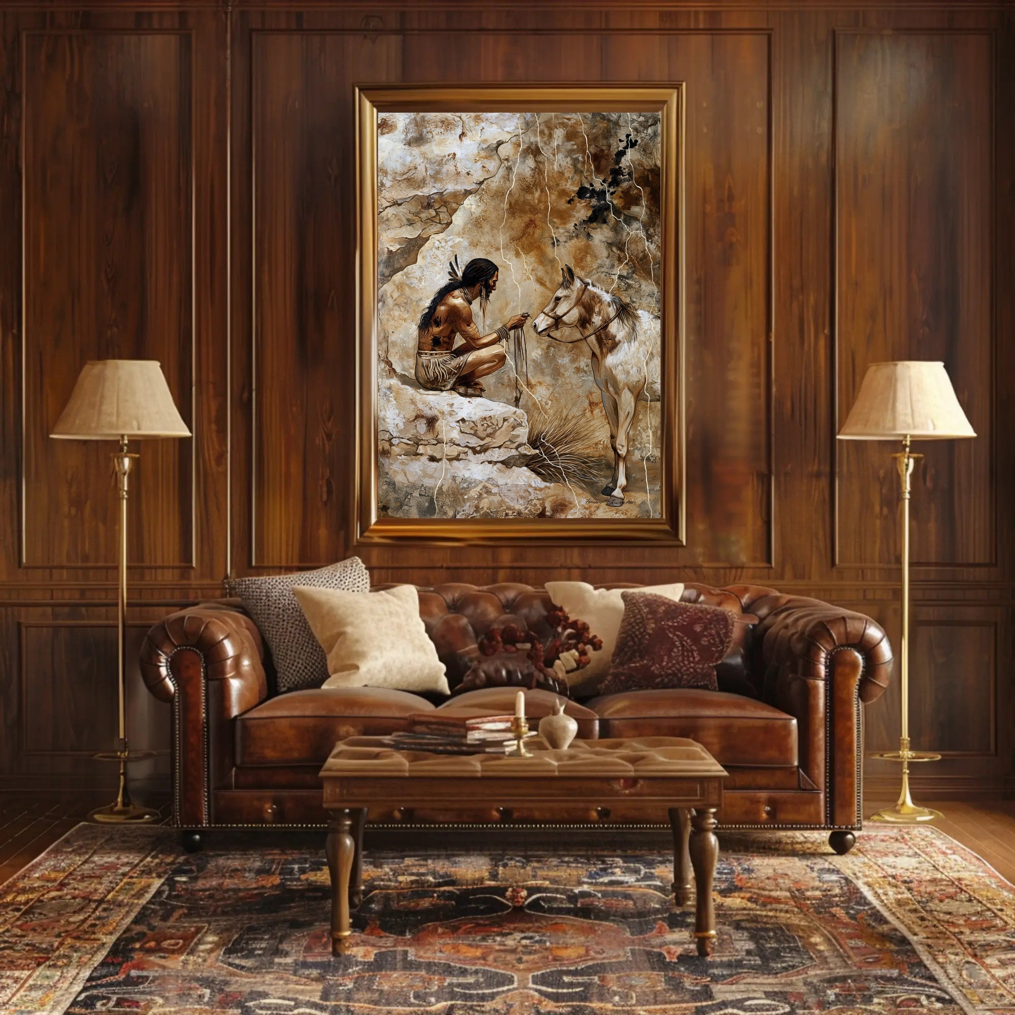 Native American Serenity Cultural Heritage Poster PosterGoat