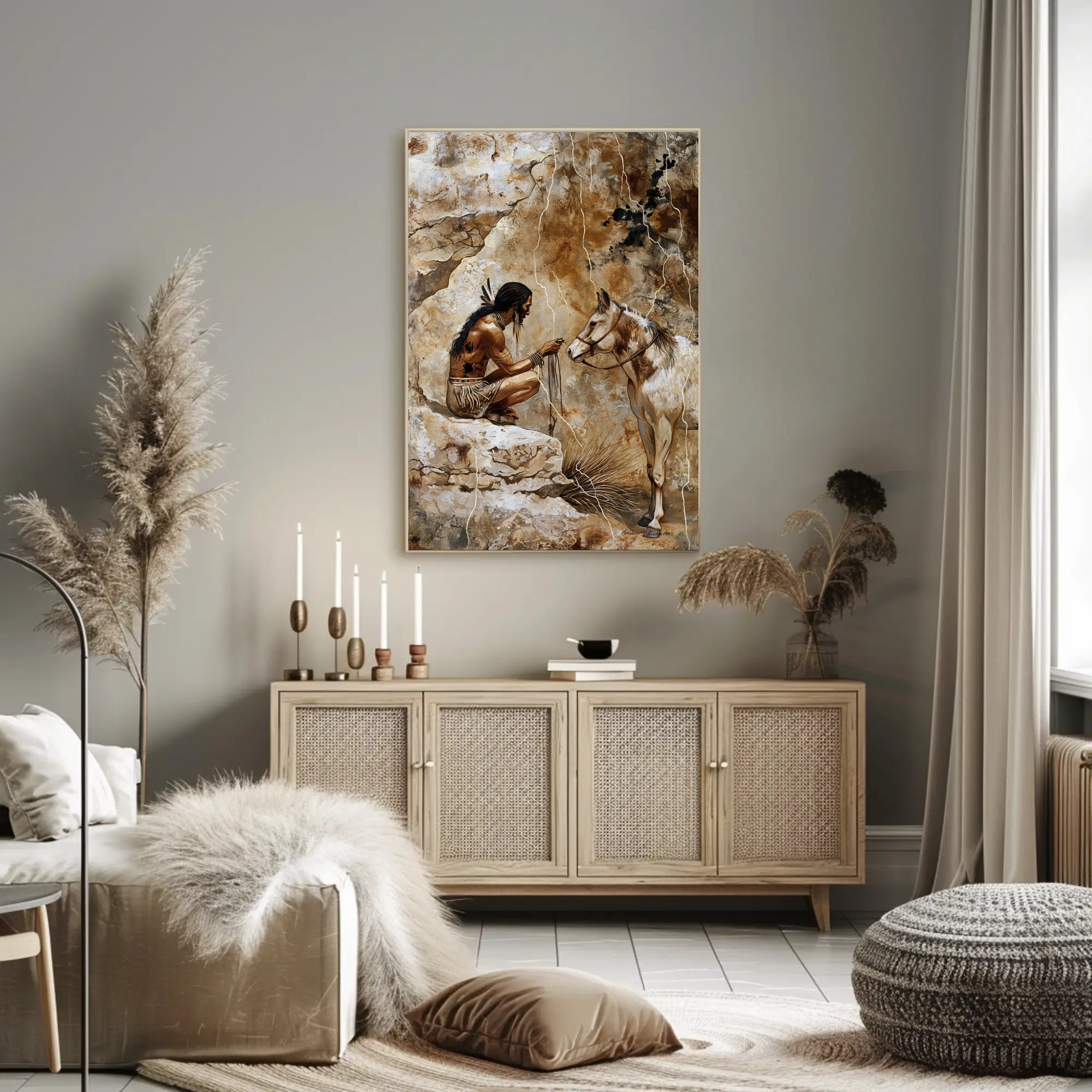 Native American Serenity Cultural Heritage Poster PosterGoat