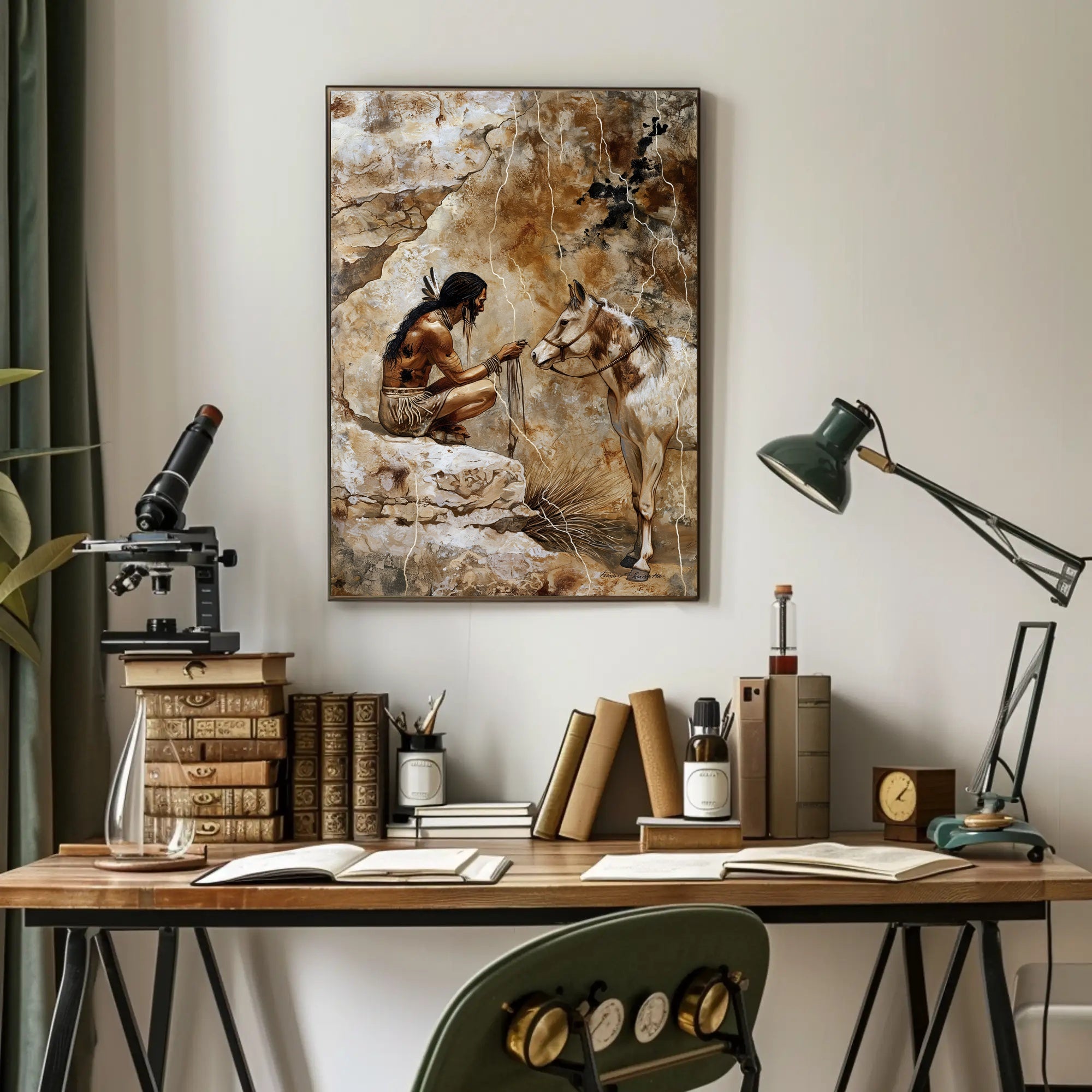 Native American Serenity Cultural Heritage Poster PosterGoat