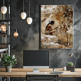 Native American Serenity Cultural Heritage Poster PosterGoat