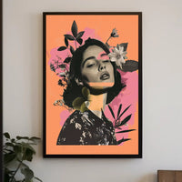 Nature-Infused Modern Abstract Woman Poster PosterGoat