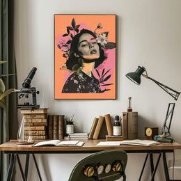 Nature-Infused Modern Abstract Woman Poster PosterGoat