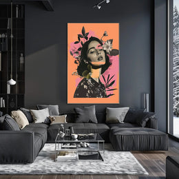 Nature-Infused Modern Abstract Woman Poster PosterGoat